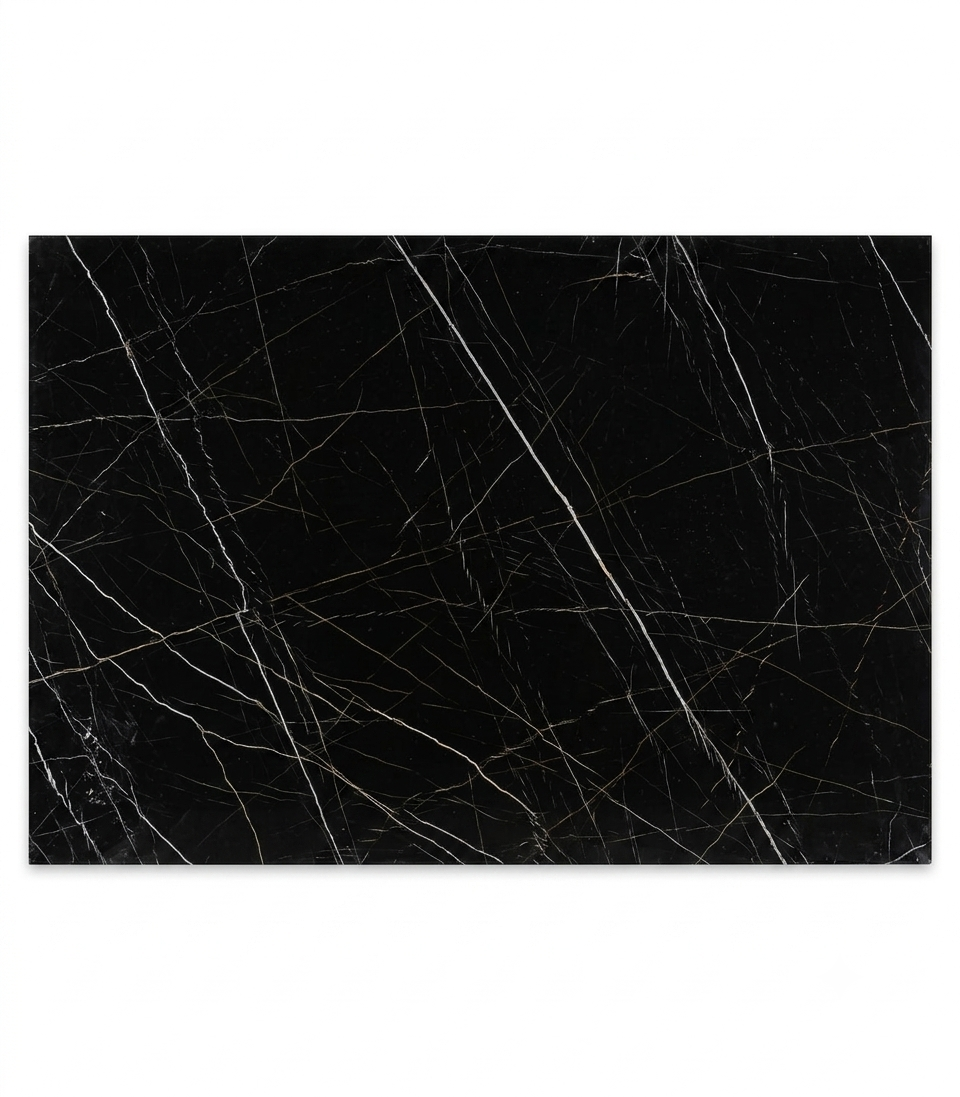Black Marqina Marble Console Table