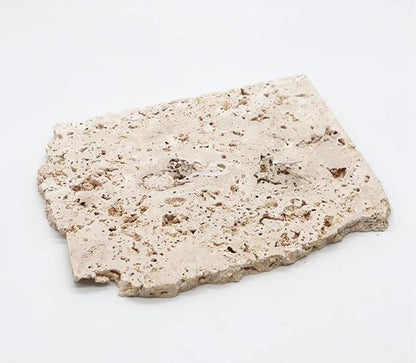 Photo Props Travertine Stone Riser Fragments for Display set 3 pieces