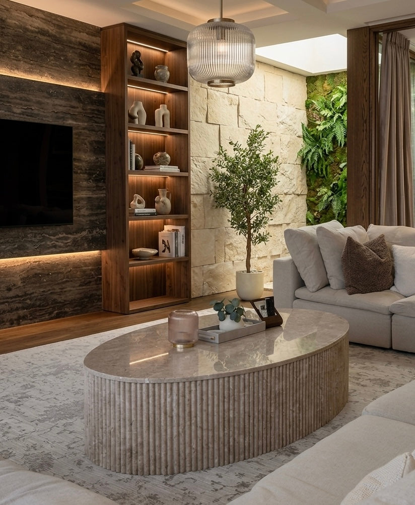 Classico Fantasy Oval Coffee Table