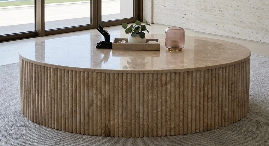 Classic Fantasy Fluted Coffee Table