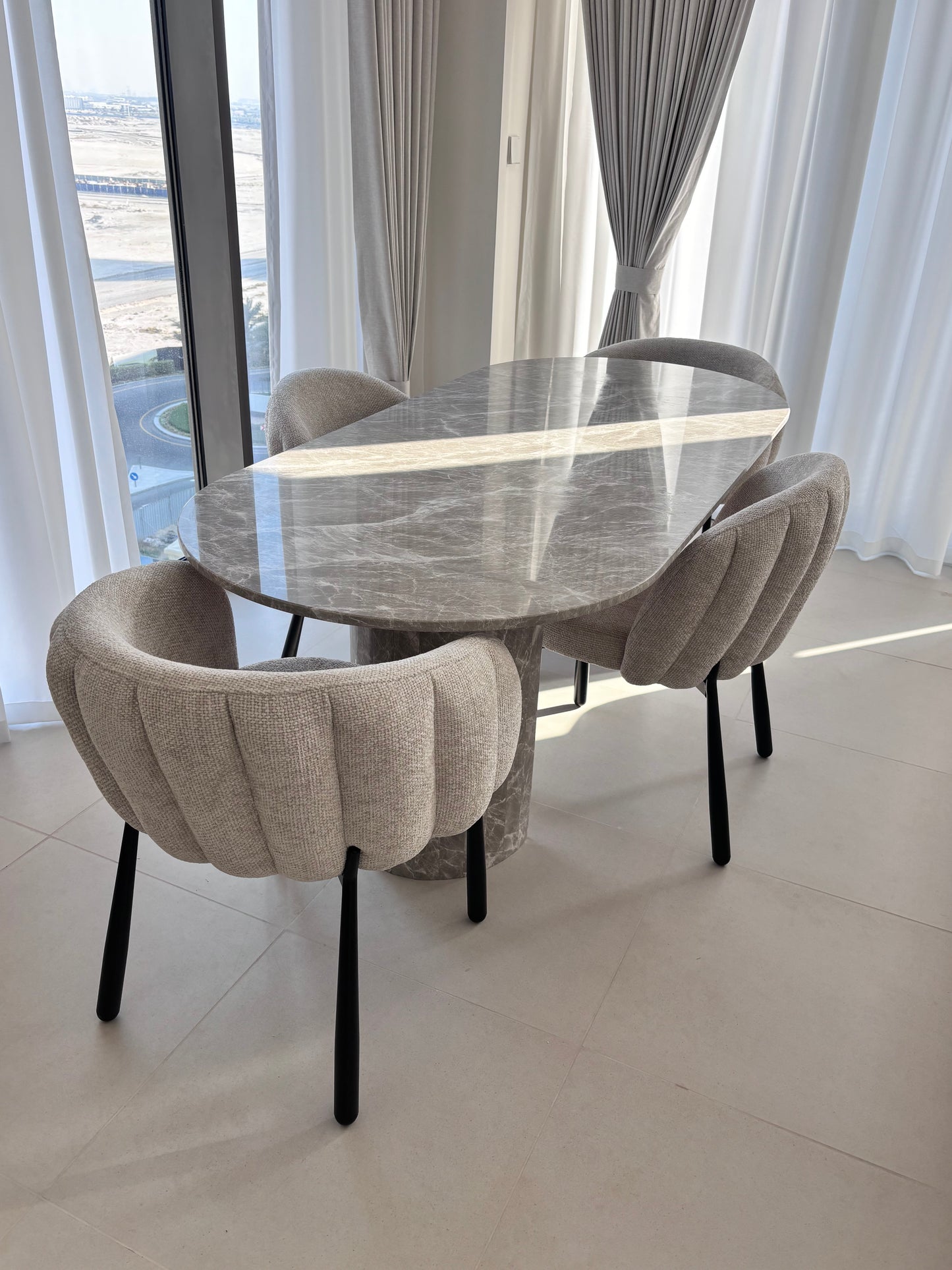 Natural Fiorde Basco Marble Dinning Table