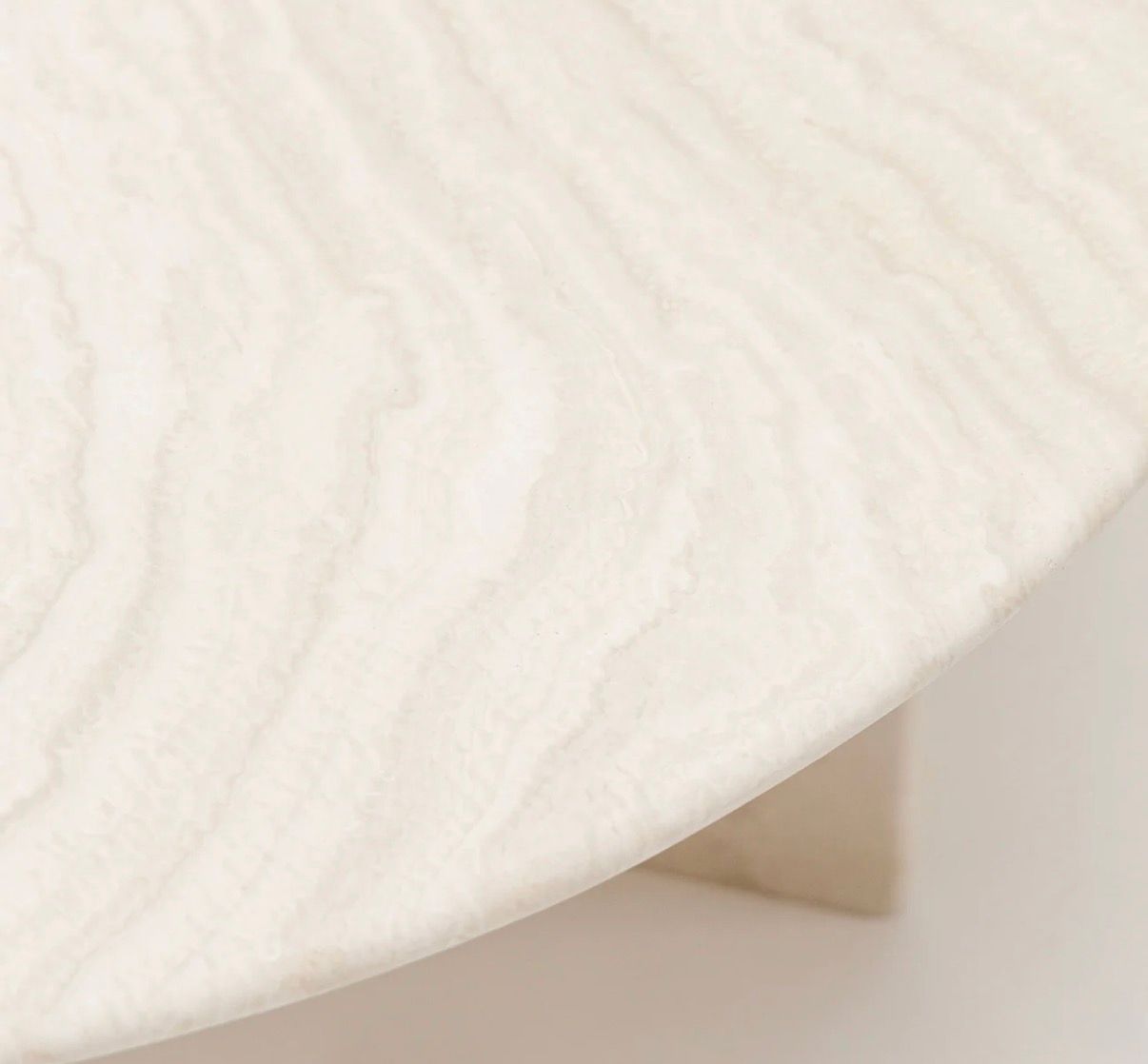 Travertine Beige Marble Coffee Table